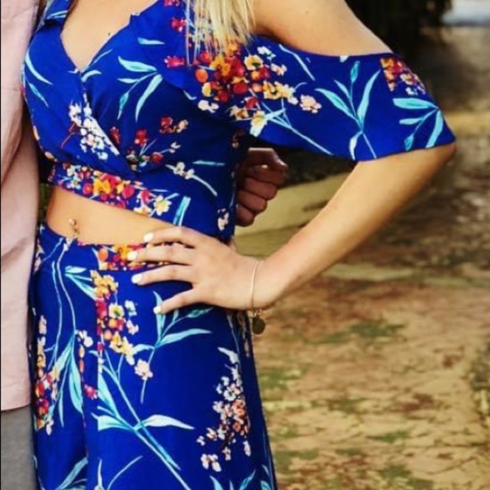 Two Piece Floral Outfit